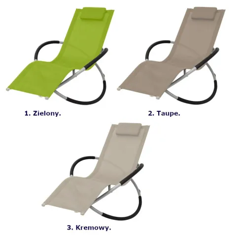 Kolory leżaka geometrycznego Mirano