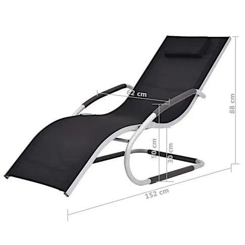 Azoro wymiary leżaka