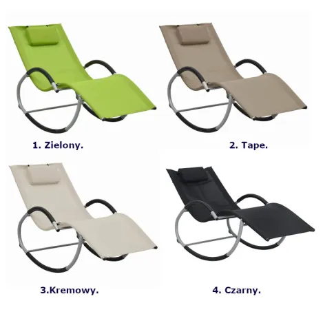 Kolory leżaka bujanego Viremo