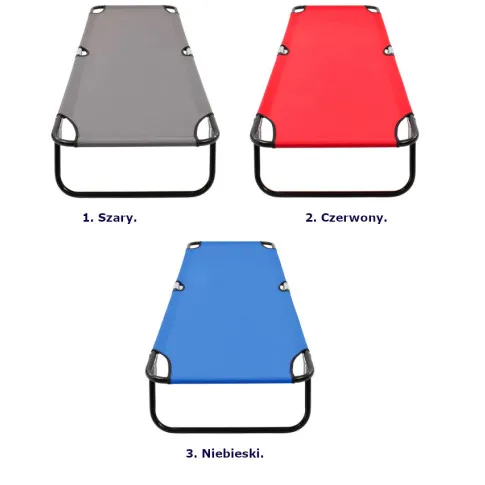 Kolory leżaka pojedynczego Zolano