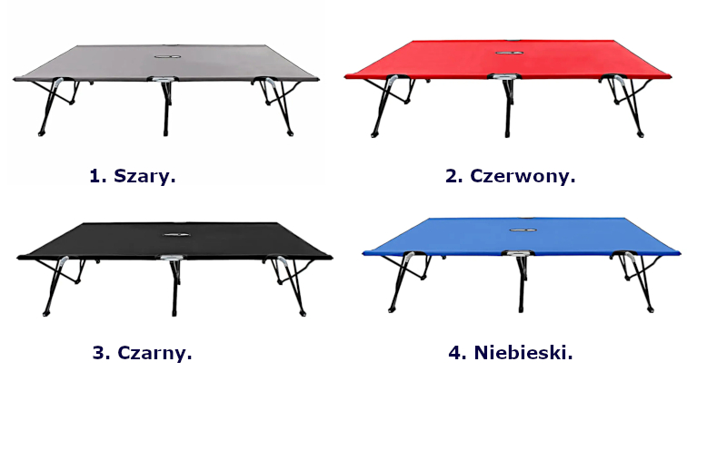 Inne wrsje kolorystyczne leżaka dwuosobowego Zolano