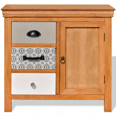 Komoda z drewna eukaliptusowego Evosa