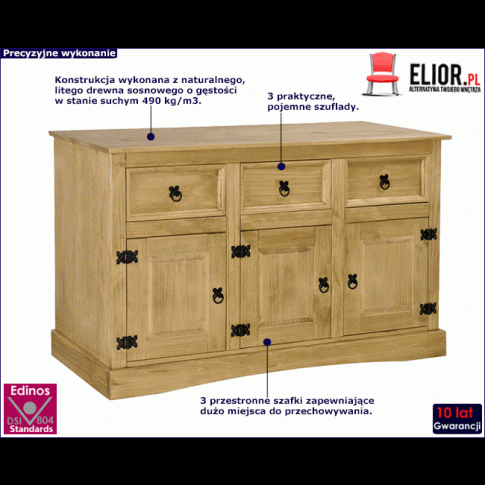 Drewniana komoda Gamori