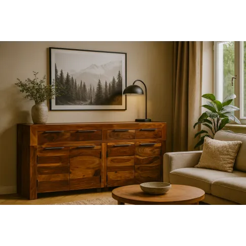 Drewniana komoda w stylu vintage   Burua