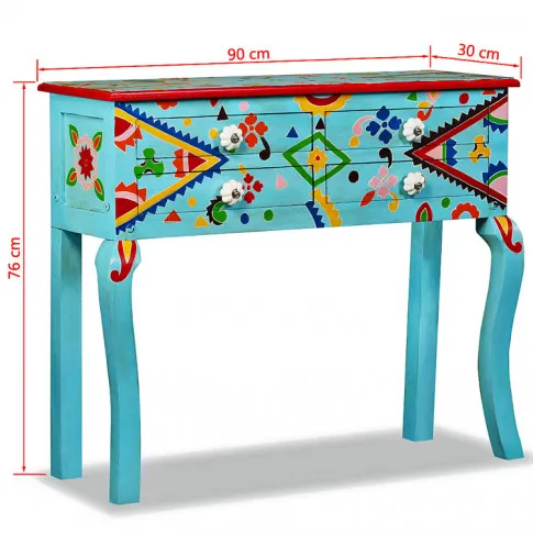 Niebieska konsola Fomis wymiary