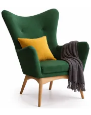 Skandynawski fotel tapicerowany - Dubio 38 kolorów w sklepie Edinos.pl