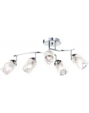 Zdobiony szklany żyrandol 5-punktowy - S114-Mirio w sklepie Edinos.pl