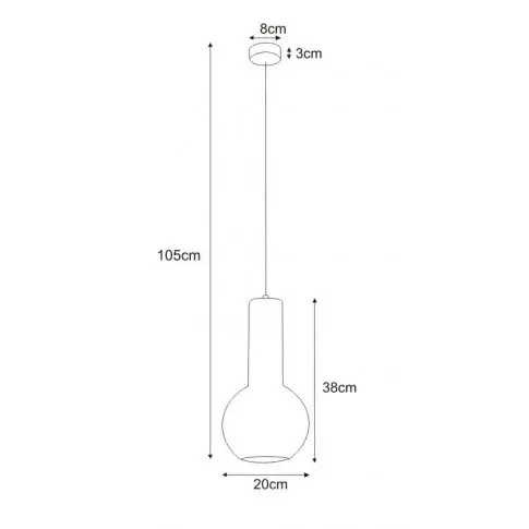 Wymiary lampy S134-Morta