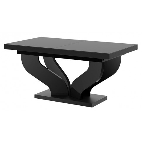 Czarny rozkladany stol Tutto