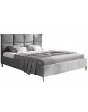 Dwuosobowe łóżko z zagłówkiem do sypialni 180x200 Bennet - 48 kolorów w sklepie Edinos.pl