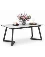 Szary rozkładany stół - Ohia w sklepie Edinos.pl