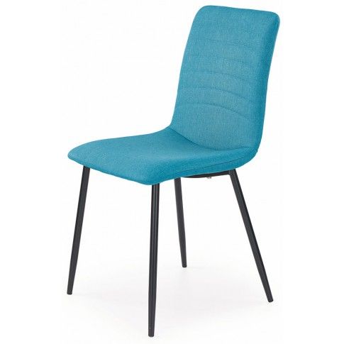 Zdjęcie produktu Krzesło tapicerowane Revis - turkusowe.