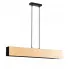 Drewniana czarna wisząca lampa D004-Nomad