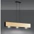 Czarna nowoczesna lampa wisząca do salonu D004-Nomad