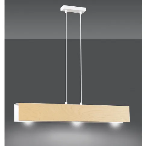 Biała skandynawska lampa wisząca D004-Nomad