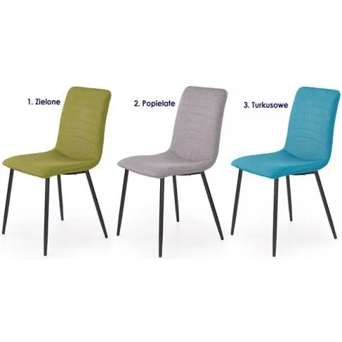 Zdjęcie zielone krzesło tapicerowane do kuchni, salonu Zeta | Edinos.pl
