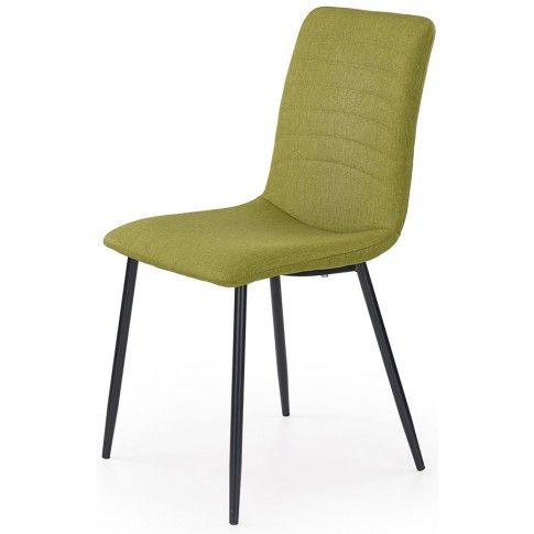 Zdjęcie produktu Krzesło tapicerowane Revis - zielone.
