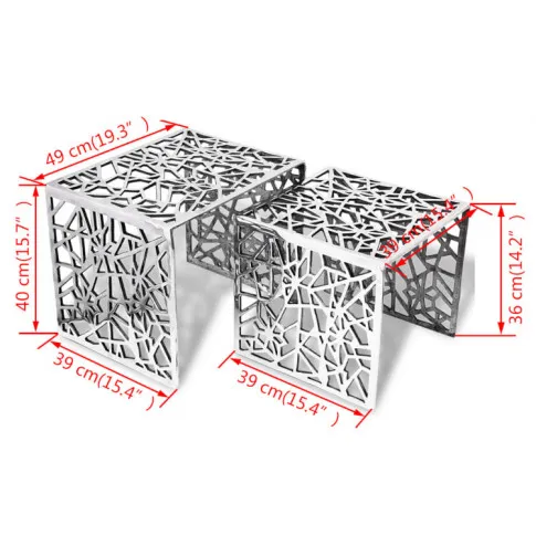 Wymiary stolików Andros