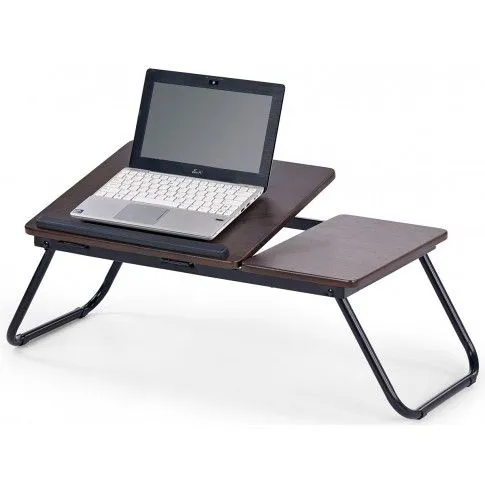 Zdjęcie produktu Regulowany stolik pod laptopa ciemny orzech - Lavix.
