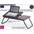 Fotografia Regulowany stolik pod laptopa Lavix - ciemny orzech z kategorii Stoliki pod laptopa