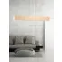 Biała designerska lampa do salonu D005-Nomad