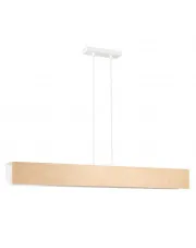 Biała skandynawska lampa wisząca - D005-Nomad w sklepie Edinos.pl