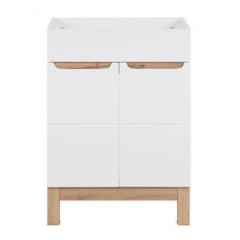 Biała nowoczesna szafka pod umywalkę Marsylia 3X 60 cm