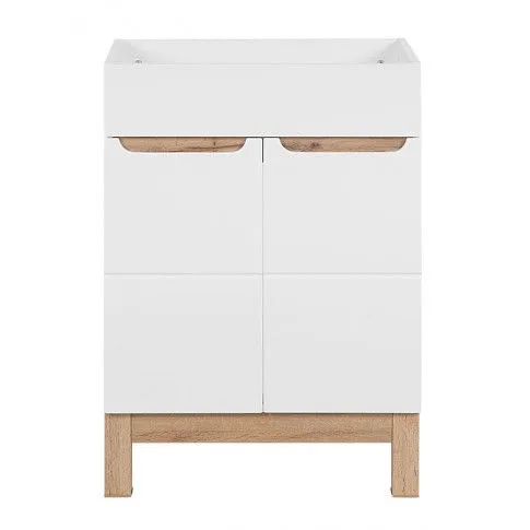 Biała nowoczesna szafka pod umywalkę Marsylia 3X 60 cm