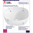 Ceramiczna biała umywalka nablatowa Pavona 3X