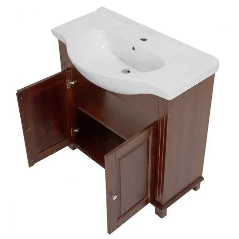 drewniana szafka umywalkowa 85 avalon 6x z umywalka open