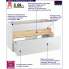 Wisząca szafka pod umywalkę Monaco 2X 120 cm Biały