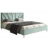 Tapicerowane łóżko z zagłówkiem 180x200 Marina