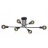 Czarna industrialna lampa sufitowa - S141-Felma