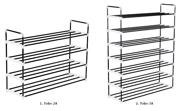 Produkt Minimalistyczny stojak na buty - Tobo 2X - zdjęcie numer 3