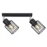 Czarna lampa sufitowa punktowa loft S148-Andera