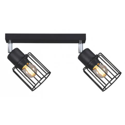 Czarna lampa sufitowa punktowa loft S148-Andera