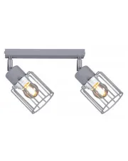 Szara lampa sufitowa druciana - S148-Syntio w sklepie Edinos.pl
