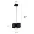 Wymiary lampy wiszącej D013-Rainer