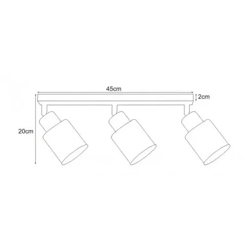 Wymiary lampy S149-Andera