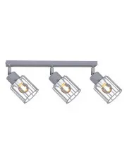 Szara lampa sufitowa druciana loft - S149-Syntio w sklepie Edinos.pl