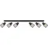 Czarna 6-punktowa lampa sufitowa S150-Andera
