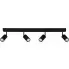 Czarna lampa sufitowa szynowa S153-Detra