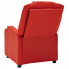 Czerwony nowoczesny fotel Rosario