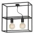 Czarna loftowa lampa sufitowa D022-Avner