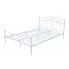 Zdjęcie produktu Łóżko metalowe białe Rai 140x200.