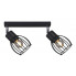 Czarna lampa sufitowa druciane reflektory - S155-Mikela