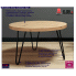 Nowoczesny stolik kawowy z blatem dab artisan Juno 2X