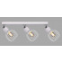 Biała lampa sufitowa na listwie punktowa S156-Mikela