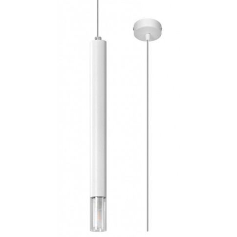 Lampa wisząca tuba biała S159-Tixa