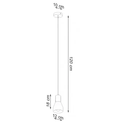 Wymiary lampy S165-Agira